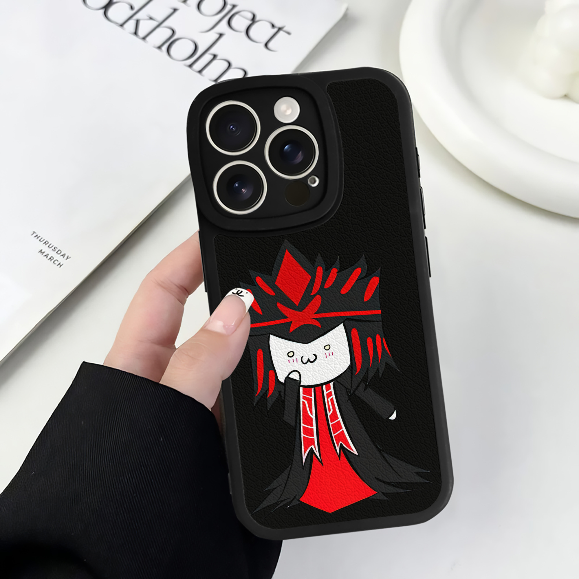 （画像用） リーグ・オブ・レジェンド League of Legends LOL 【iPhone 16シリーズ対応】シリコンスマホケース（レザー調） 材質：シリコン